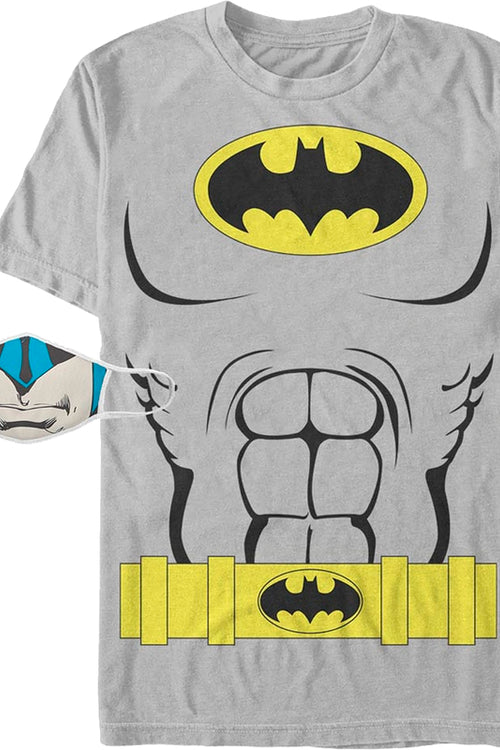 Batman Costume Combo Face Mask And T-Shirtmain product image