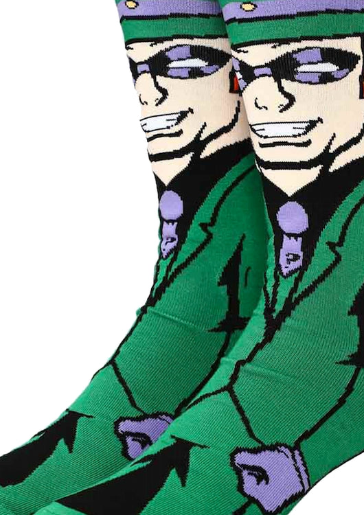 Batman Villain The Riddler DC Comics Socks - main product image