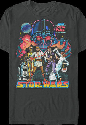 Battle With Darth Vader Star Wars T-Shirt