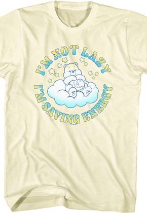 Bedtime Bear I'm Not Lazy Care Bears T-Shirt