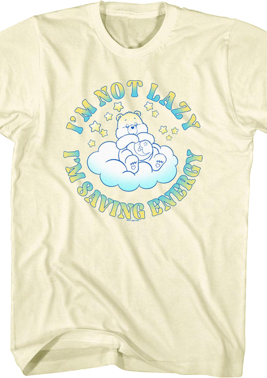 Bedtime Bear I'm Not Lazy Care Bears T-Shirt - main product image
