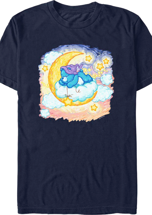 Bedtime Moon And Stars Care Bears T-Shirt - main product image