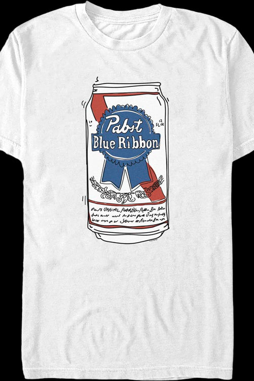 Beer Can Pabst Blue Ribbon T-Shirtmain product image