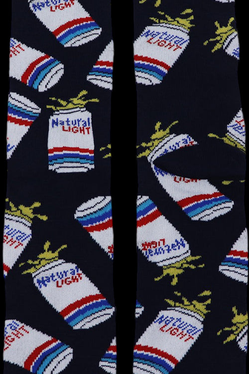 Beer Cans Natural Light Socksmain product image