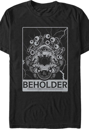 Beholder Lightning Storm Dungeons & Dragons T-Shirt