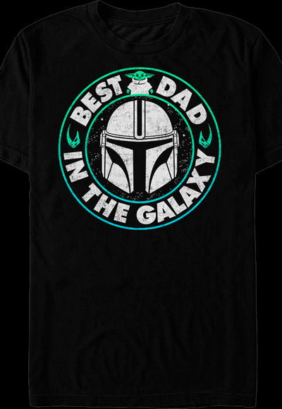 Best Dad In The Galaxy The Mandalorian Star Wars T-Shirt