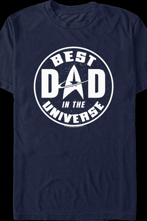 Best Dad In The Universe Star Trek T-Shirtmain product image