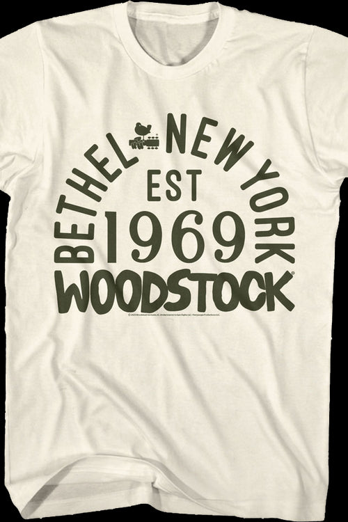 Bethel New York 1969 Woodstock T-Shirtmain product image