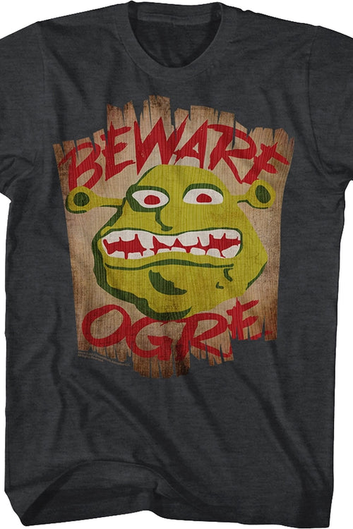 Beware Ogre Shrek T-Shirtmain product image