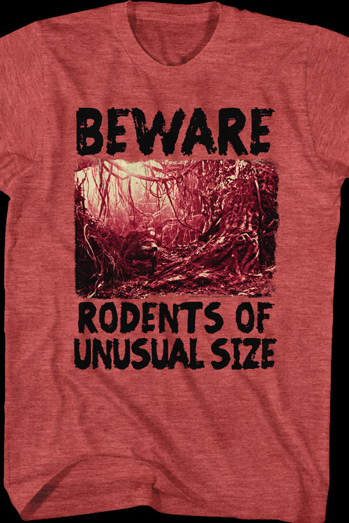 Beware Rodents Of Unusual Size Princess Bride T-Shirtmain product image