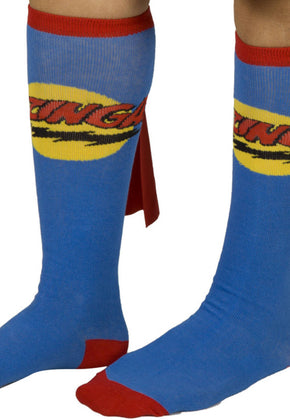 Big Bang Theory Royal Bazinga Caped Socks