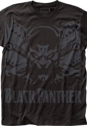 Big Face Black Panther T-Shirt