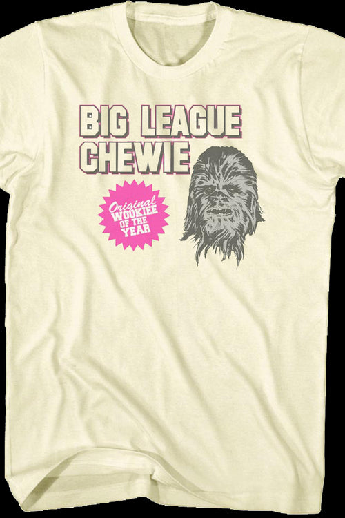 Big League Chewie Wookie Of The Year Star Wars T-Shirtmain product image