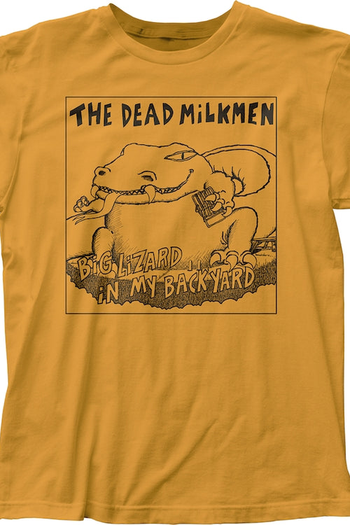 Big Lizard In My Backyard Dead Milkmen T-Shirtmain product image
