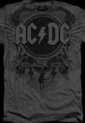 Big Print Black Ice ACDC Shirt