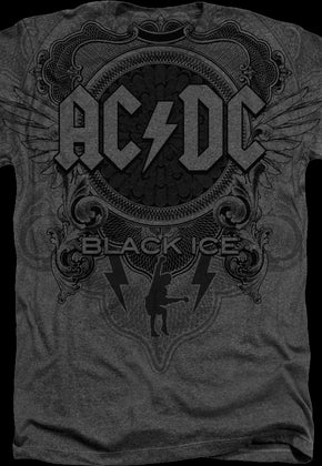 Big Print Black Ice ACDC Shirt