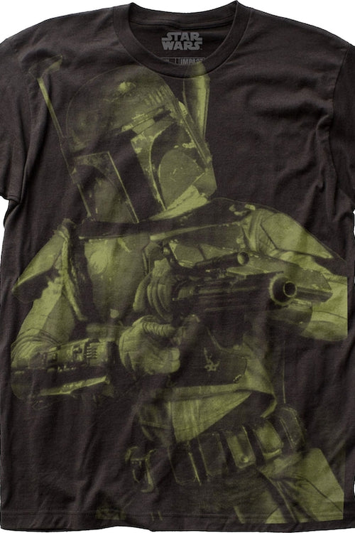 Big Print Boba Fett Star Wars T-Shirtmain product image