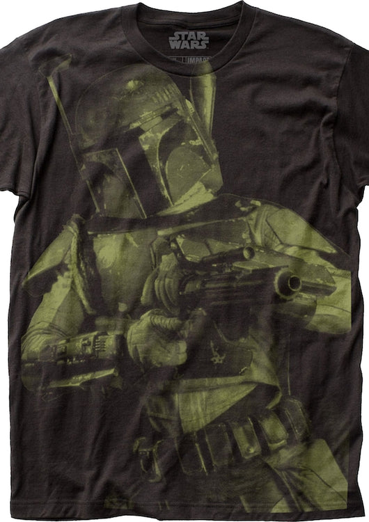 Big Print Boba Fett Star Wars T-Shirt - main product image