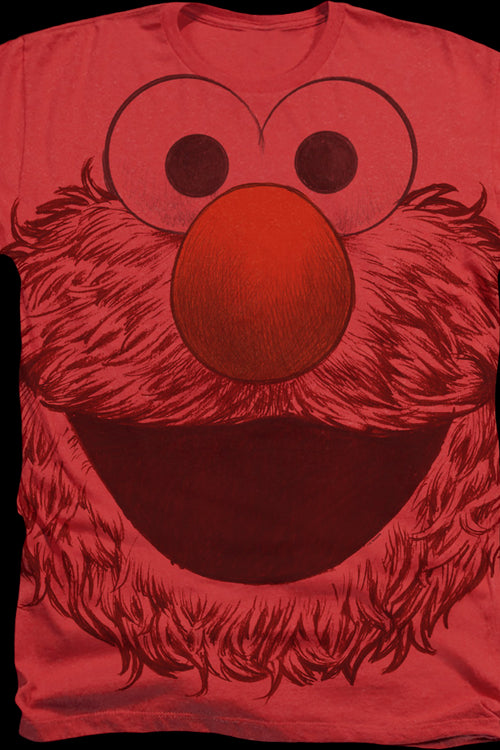 Big Print Elmo Sesame Street T-Shirtmain product image