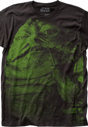 Big Print Jabba The Hut Star Wars T-Shirt