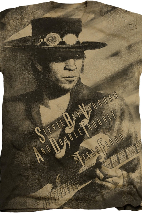 Big Print Texas Flood Stevie Ray Vaughan T-Shirtmain product image