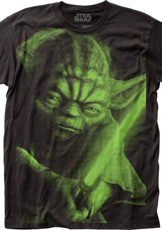 Big Print Yoda Star Wars T-Shirt - main product image