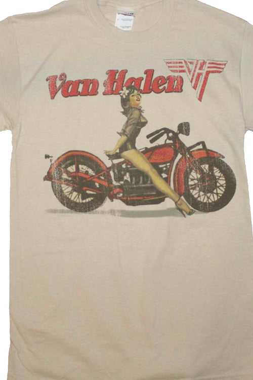 Biker Pinup Van Halen T-Shirtmain product image
