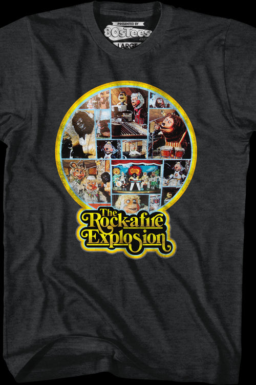 Black 1st Album Back Cover Rock-afire Explosion T-Shirtmain product image