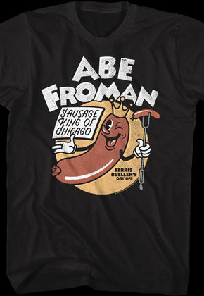 Black Abe Froman Sausage King Ferris Bueller's Day Off T-Shirt