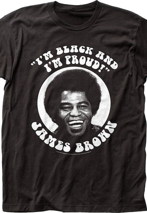 Black And Proud James Brown T-Shirt