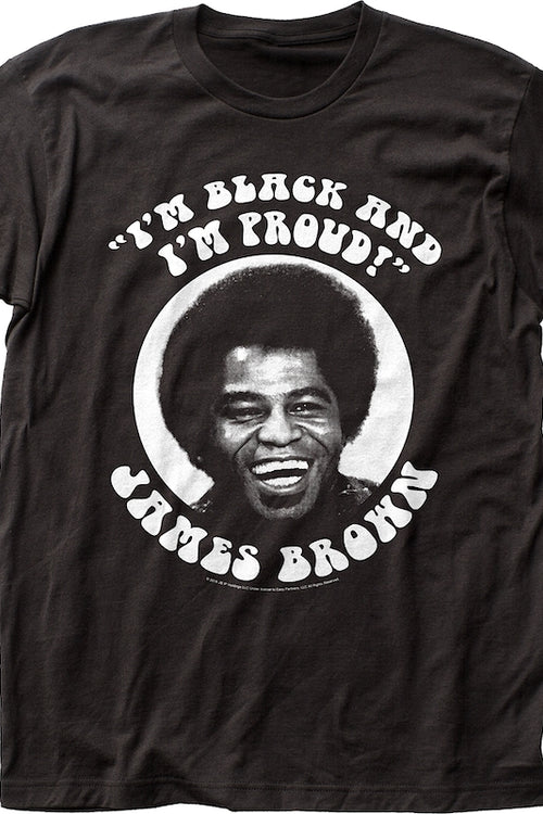 Black And Proud James Brown T-Shirtmain product image