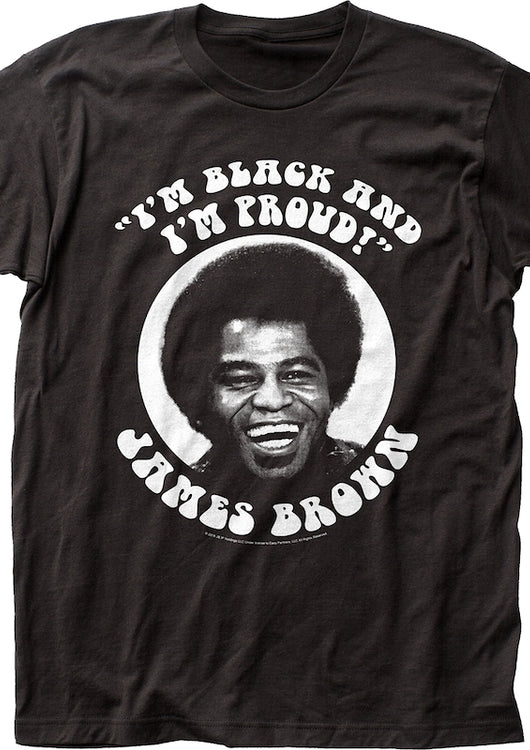 Black And Proud James Brown T-Shirt - main product image