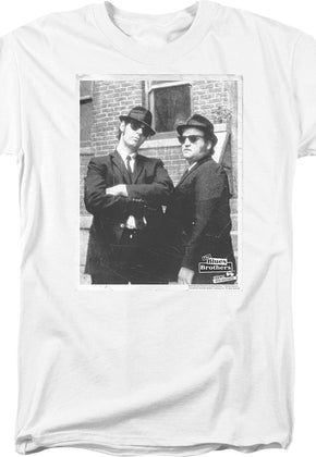 Black and White Blues Brothers T-Shirt