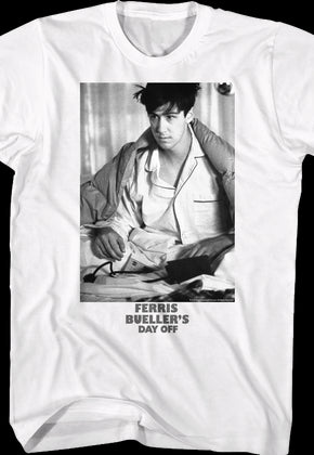Black and White Cameron Photo Ferris Bueller's Day Off T-Shirt