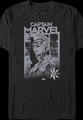 Stamp Captain Marvel T-Shirt
