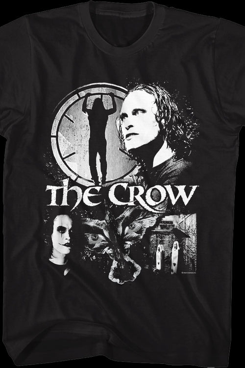 Black And White Collage The Crow T-Shirtmain product image