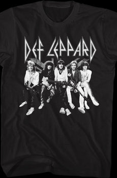 Black and White Def Leppard T-Shirt
