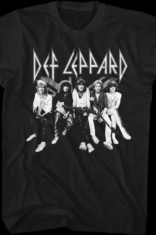 Black and White Def Leppard T-Shirtmain product image