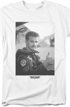 Black and White Goose Top Gun T-Shirt