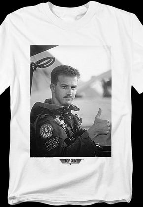 Black and White Goose Top Gun T-Shirt