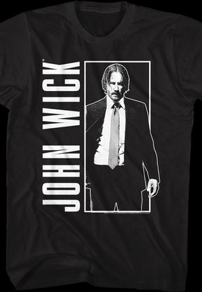 Black And White John Wick T-Shirt