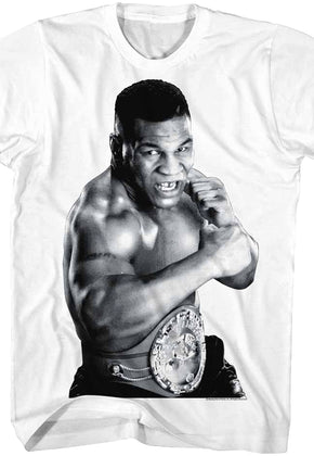 Black and White Mike Tyson T-Shirt