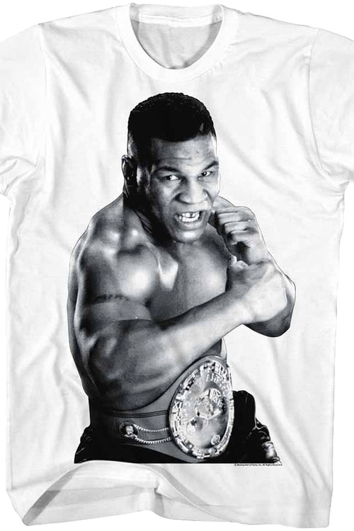 Black and White Mike Tyson T-Shirt