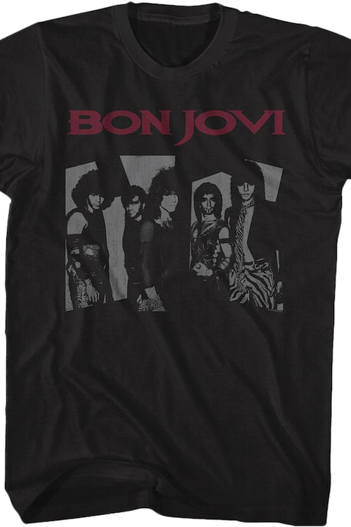 Black and White Photo Bon Jovi T-Shirtmain product image