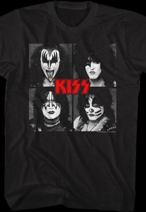 Black And White Photos KISS T-Shirt