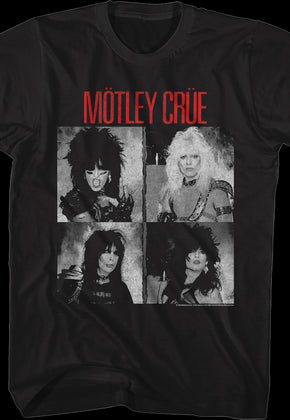 Black And White Photos Motley Crue T-Shirt