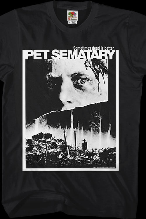 Black and White Poster Pet Sematary T-Shirtmain product image