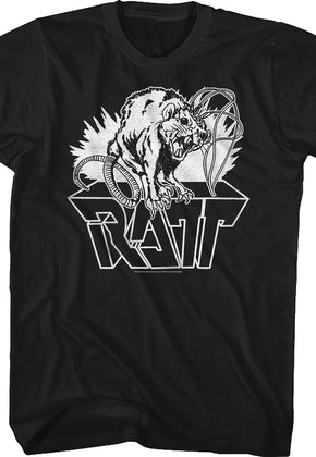 Black and White Ratt T-Shirt