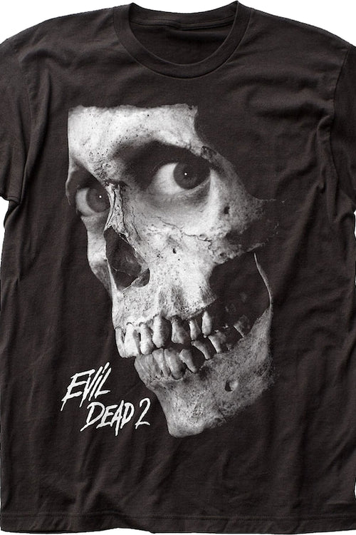 Black And White Skull Evil Dead T-Shirtmain product image