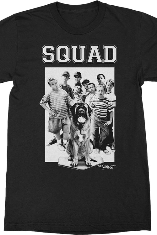Black and White Squad Sandlot T-Shirtmain product image